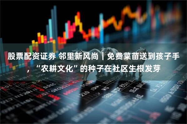 股票配资证券 邻里新风尚｜免费菜苗送到孩子手，“农耕文化”的种子在社区生根发芽